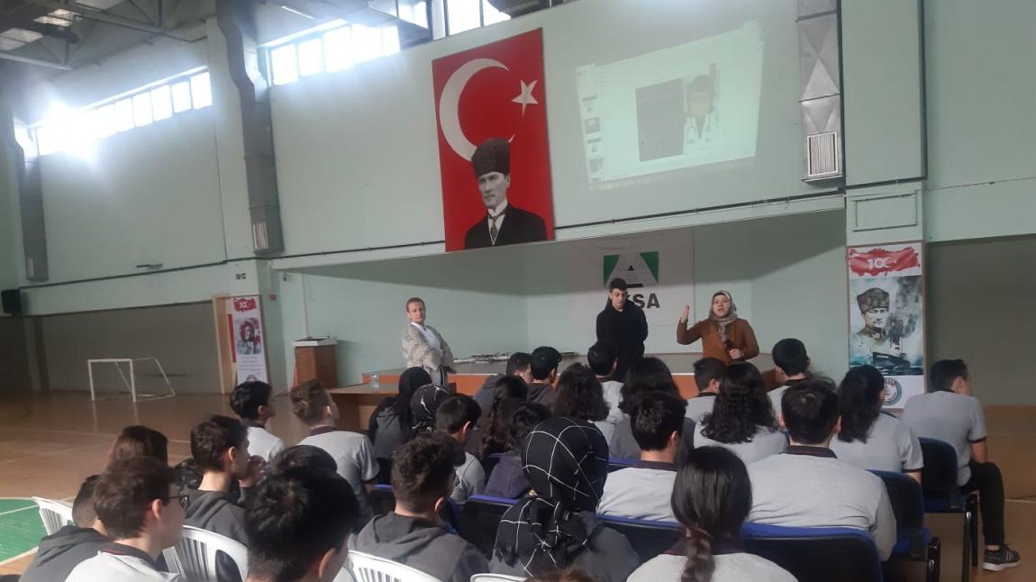 ÖĞRENCİLERİMİZE SAĞLIK OKUR YAZARLIĞI SEMİNERİ VERİLDİ